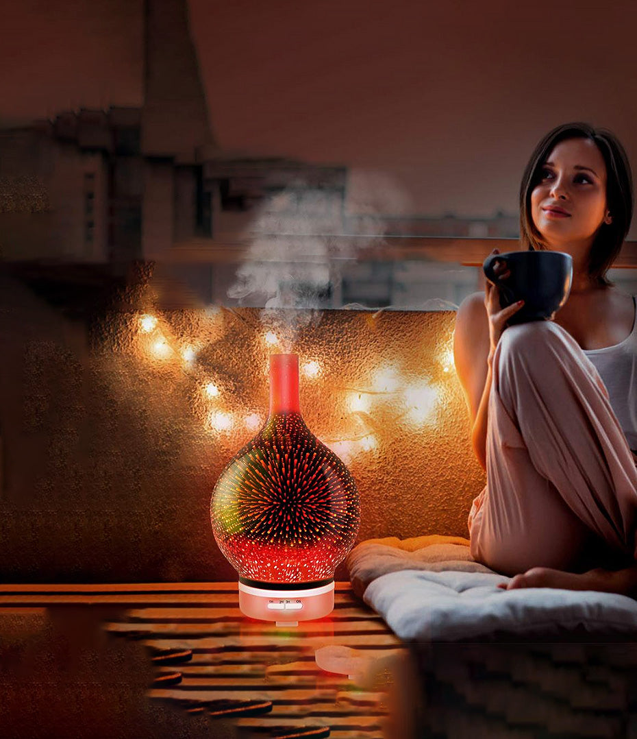 Hygge Mood Light Humidifier & Essential Oil Diffuser - Candelium™